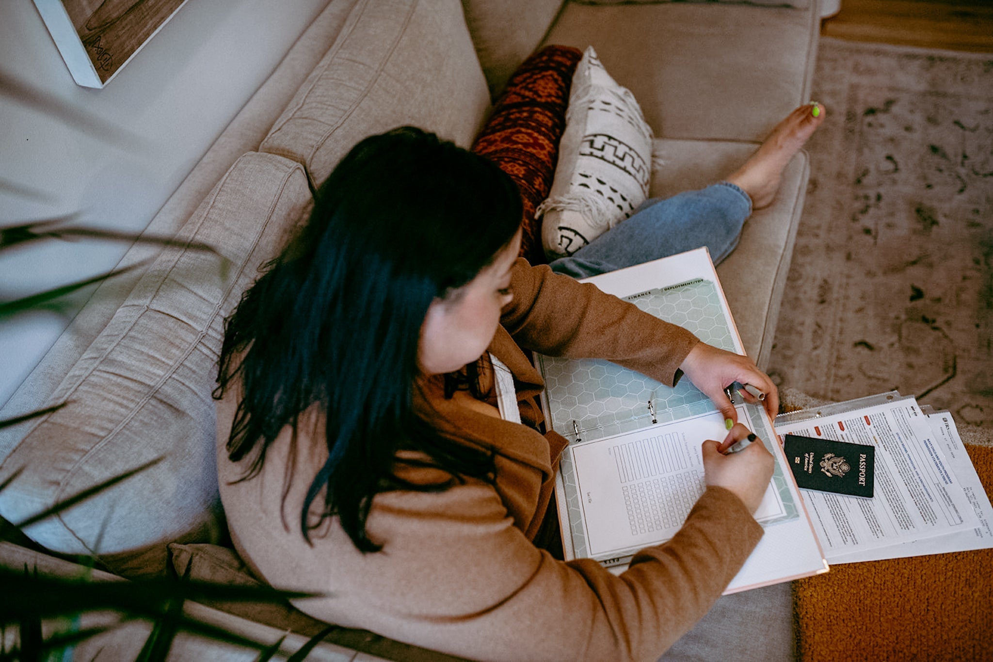 Military spouse going through Daily Binder